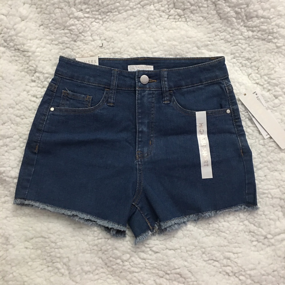 High-rise Jean Shorts